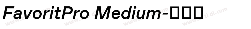 FavoritPro Medium字体转换